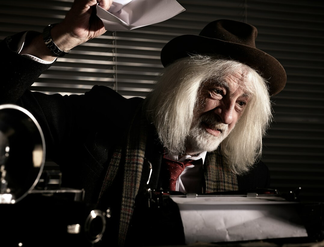 detective searching hidden clues
